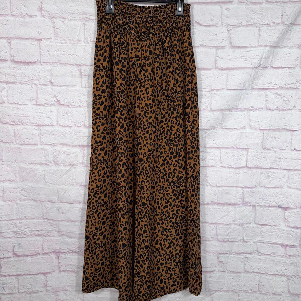 Sienna Sky Medium Leopard Print Palazzo Pants